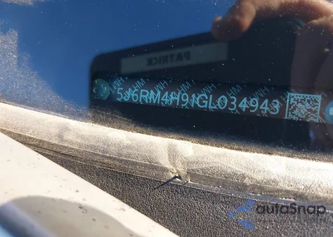 2016 Honda Cr-V Touring z USA, uszkodzony, nr VIN 5J6RM4H91GL034943